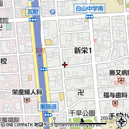 株式会社店舗周辺の地図