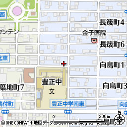 愛知県名古屋市中村区長筬町7丁目67周辺の地図