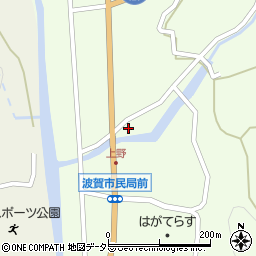 兵庫県宍粟市波賀町上野820周辺の地図