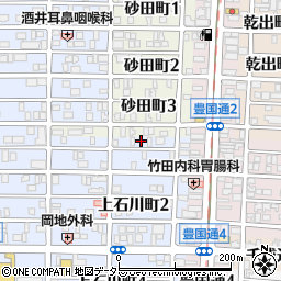 愛知県名古屋市中村区上石川町1丁目6周辺の地図