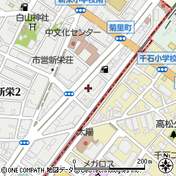 新栄荘周辺の地図