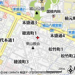 シャンボール覚王山周辺の地図