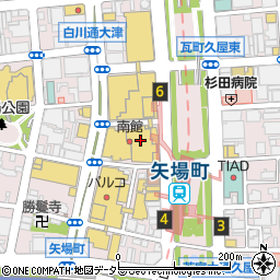 ゆうちょ銀行松坂屋名古屋店南館内出張所 ＡＴＭ周辺の地図
