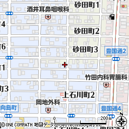 愛知県名古屋市中村区上石川町1丁目9周辺の地図