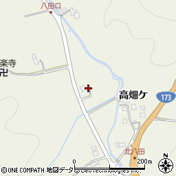 京都府船井郡京丹波町八田下河原周辺の地図