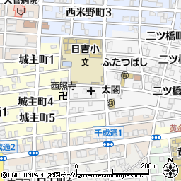 愛知県名古屋市中村区二ツ橋町4丁目37周辺の地図