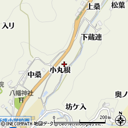 愛知県豊田市新盛町小丸根周辺の地図