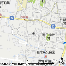 静岡県富士市比奈891周辺の地図