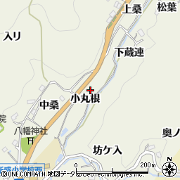 愛知県豊田市新盛町（小丸根）周辺の地図
