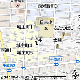 愛知県名古屋市中村区二ツ橋町4丁目29周辺の地図