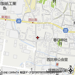 静岡県富士市比奈833周辺の地図