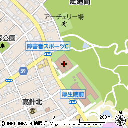 名古屋市厚生院周辺の地図
