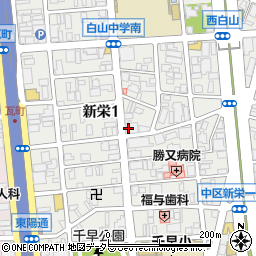 ハートヒルズ栄東管理室周辺の地図