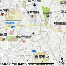 静岡県富士市比奈1457周辺の地図