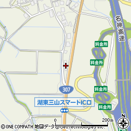 滋賀県愛知郡愛荘町松尾寺968周辺の地図