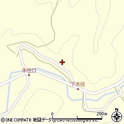 京都府南丹市日吉町木住榎谷周辺の地図