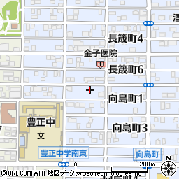 愛知県名古屋市中村区長筬町7丁目51周辺の地図