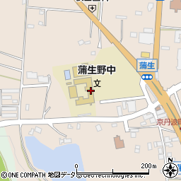 京丹波町立蒲生野中学校周辺の地図