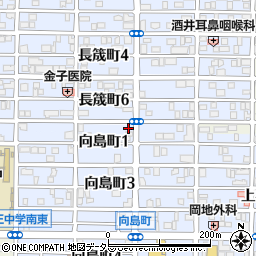 愛知県名古屋市中村区長筬町7丁目59周辺の地図