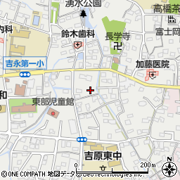 静岡県富士市比奈1455周辺の地図
