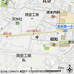 静岡県富士市比奈1289周辺の地図
