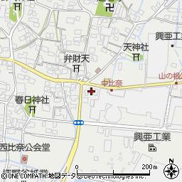静岡県富士市比奈1275周辺の地図