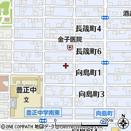 愛知県名古屋市中村区長筬町7丁目52周辺の地図