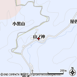 愛知県豊田市久木町山ノ神周辺の地図