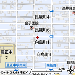 愛知県名古屋市中村区長筬町7丁目56周辺の地図