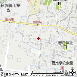 静岡県富士市比奈835周辺の地図