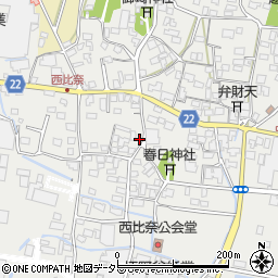 静岡県富士市比奈898周辺の地図