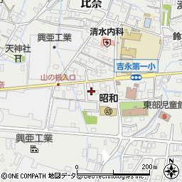 静岡県富士市比奈1291周辺の地図