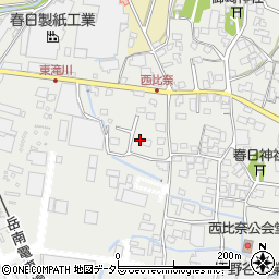 静岡県富士市比奈840周辺の地図
