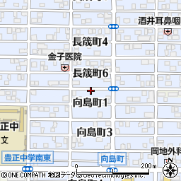 愛知県名古屋市中村区長筬町7丁目周辺の地図