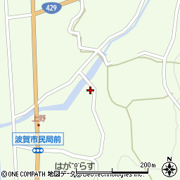 兵庫県宍粟市波賀町上野291-1周辺の地図