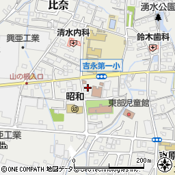 静岡県富士市比奈1446周辺の地図
