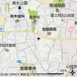 静岡県富士市比奈51周辺の地図