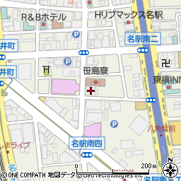 新生紙パルプ商事株式会社　名古屋支店オーピーパーム周辺の地図