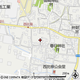 静岡県富士市比奈890周辺の地図