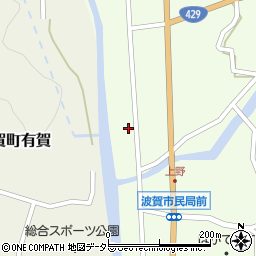 兵庫県宍粟市波賀町上野857周辺の地図