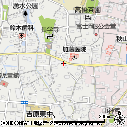 静岡県富士市比奈47周辺の地図