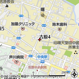 京美容室周辺の地図