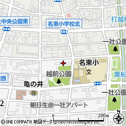 愛知県名古屋市名東区亀の井3丁目5周辺の地図