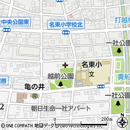愛知県名古屋市名東区亀の井3丁目5-1周辺の地図