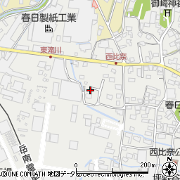 静岡県富士市比奈841周辺の地図