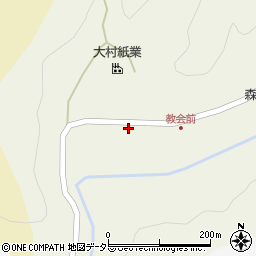 京都府南丹市日吉町田原西畑周辺の地図