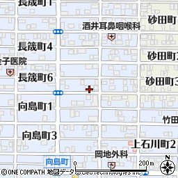 愛知県名古屋市中村区長筬町7丁目14周辺の地図