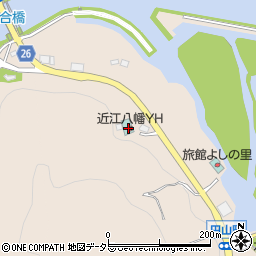 滋賀県近江八幡市円山町610周辺の地図