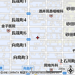 愛知県名古屋市中村区長筬町7丁目16周辺の地図