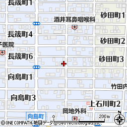 愛知県名古屋市中村区長筬町7丁目11周辺の地図